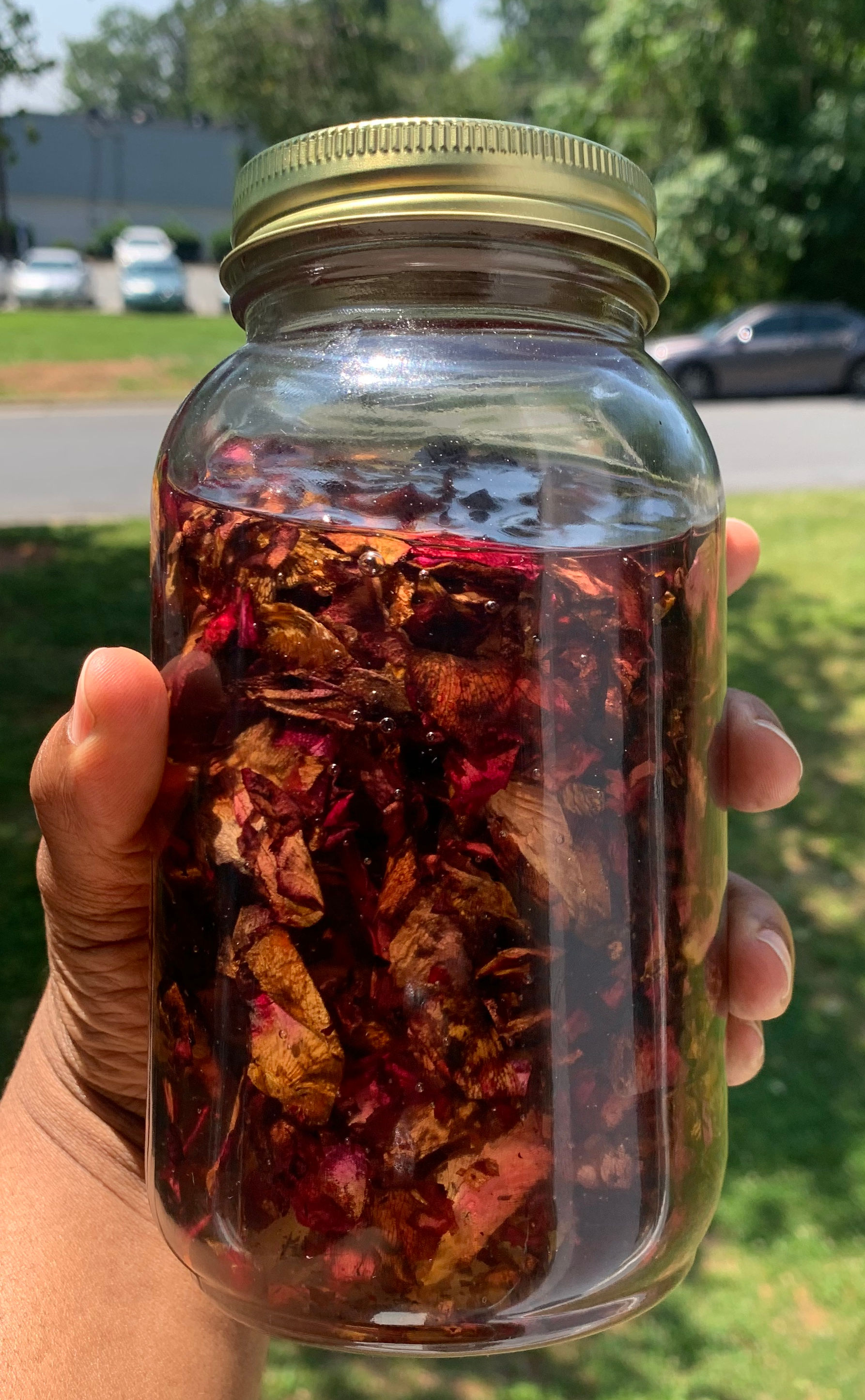Rose Infused Sunflower  Oil