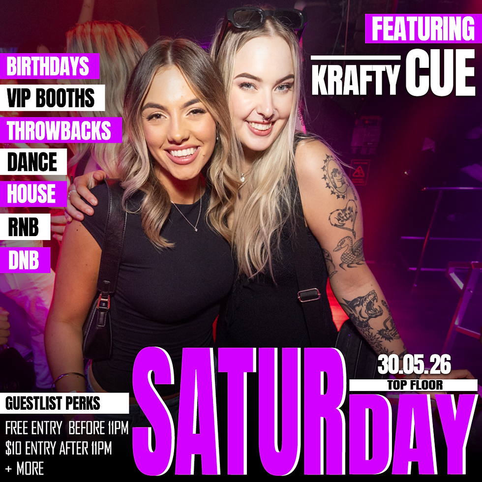Saturdays @ Top Floor : MAY 30