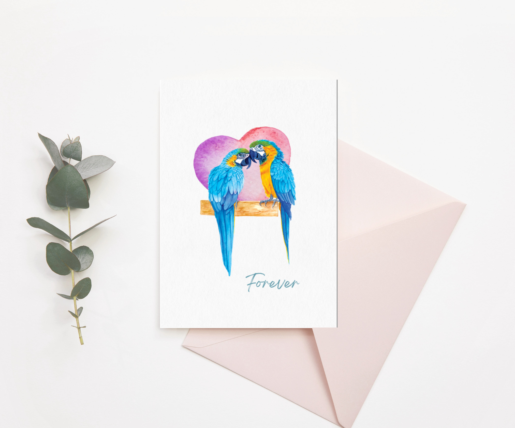 Valentines Forever Greeting Card (5" x7")