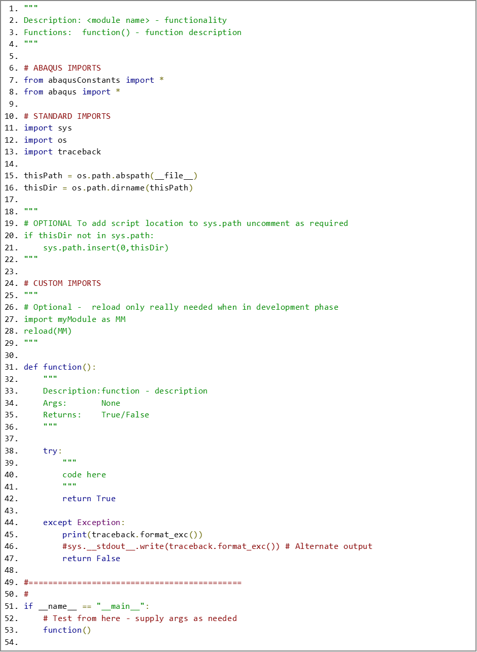 Post #11 Templates For Scripts