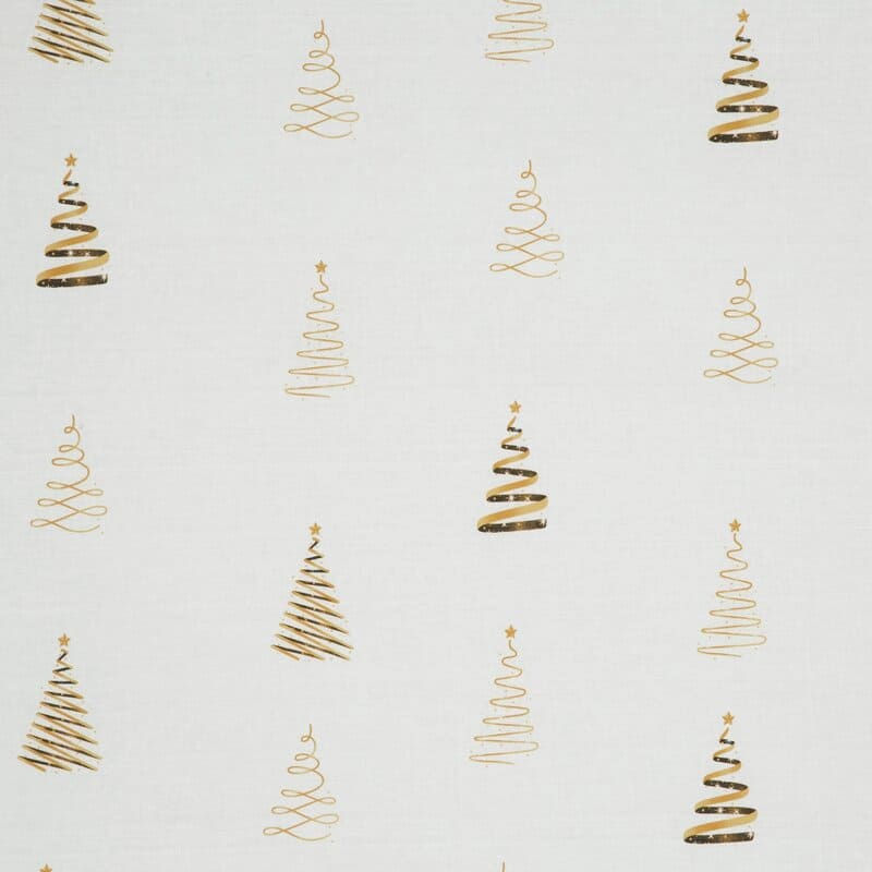 Pościel świąteczna 160x200 granatowo-bordowa na łóżku w zimowej aranżacji