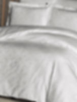 pościel kremowa Satynowa pościel 200x220 LAMONE CREAM satyna żakardowa, kremowa pościel