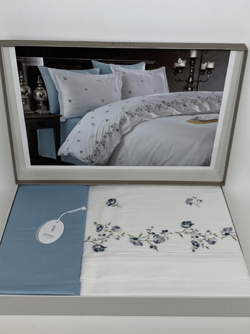 Miniatura: satynowa pościel w kwiaty 200x220