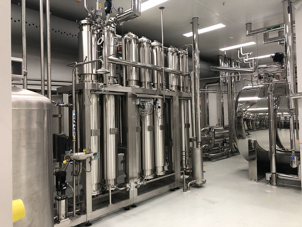 Industrial stainless steel water filtration system