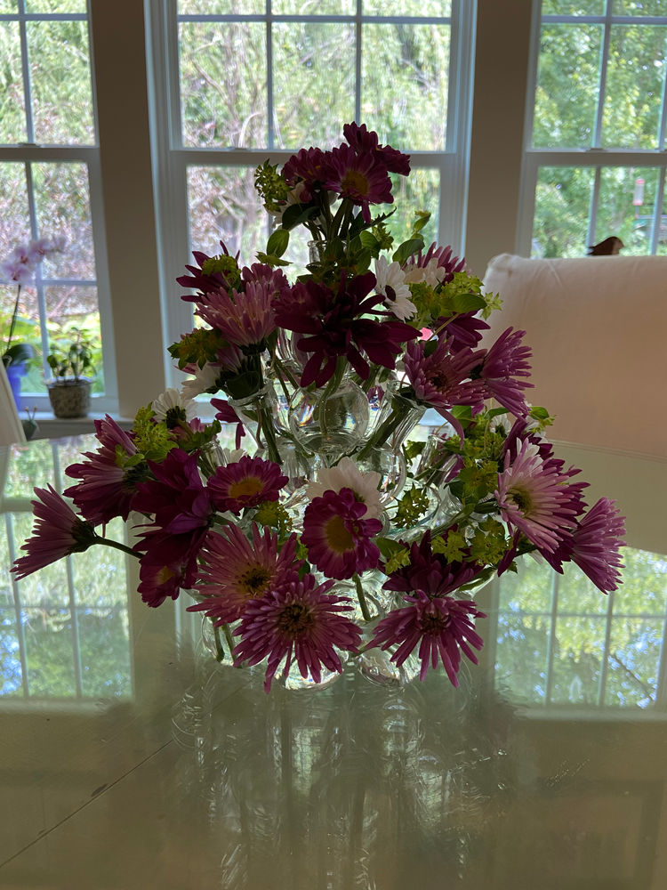 Cluster Bud Vase Centerpiece