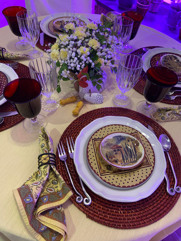 Italian Inspired Table Setting