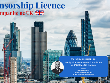 Procesi për të aplikuar për një Sponsor Licence përmes së cilës mund të punësoni nga Shqipëria në UK