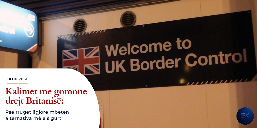 Kalimet me gomone drejt Britanisë: Pse rrugët ligjore mbeten alternativa më e sigurt