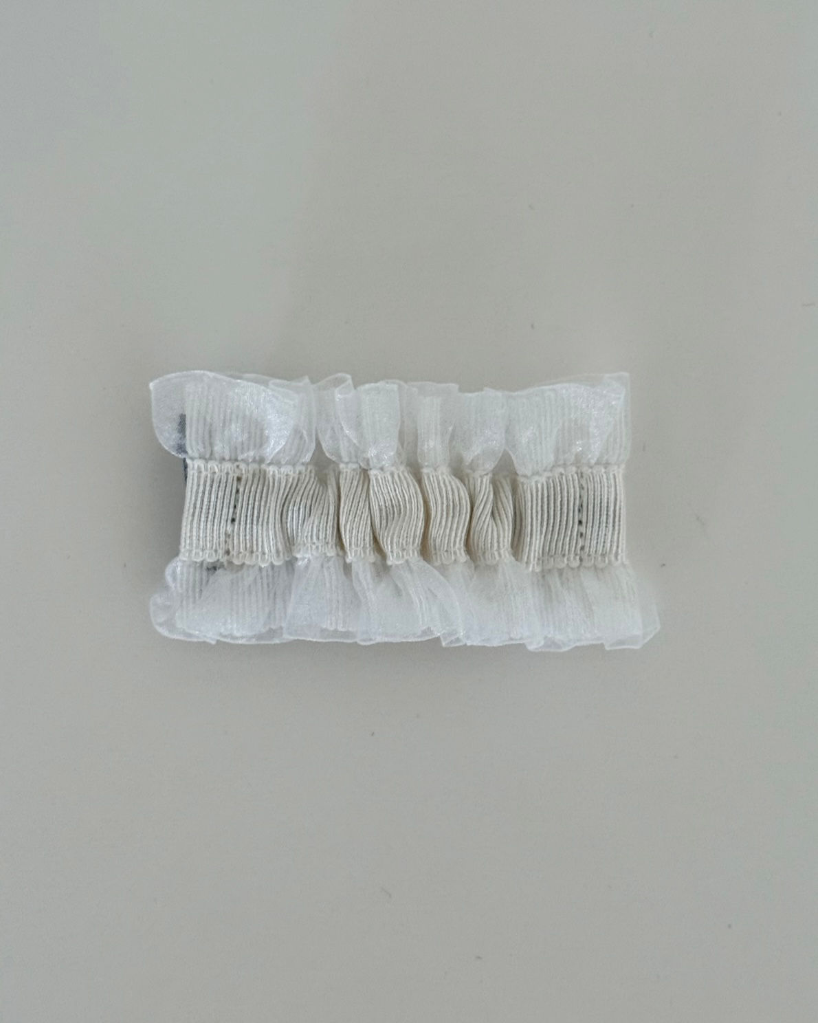 Baby Knock Knock Clip White