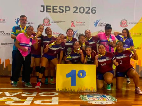 Handebol feminino de Bragança Paulista conquista título inédito no Sub-17