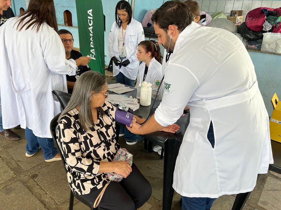 USF em Ação reúne serviços gratuitos de saúde e cidadania no Posto de Monta
