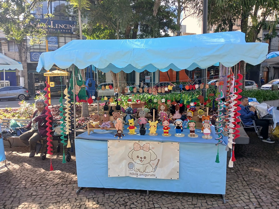 Feiras artesanais movimentam Bragança Paulista neste sábado com arte, cultura e criatividade