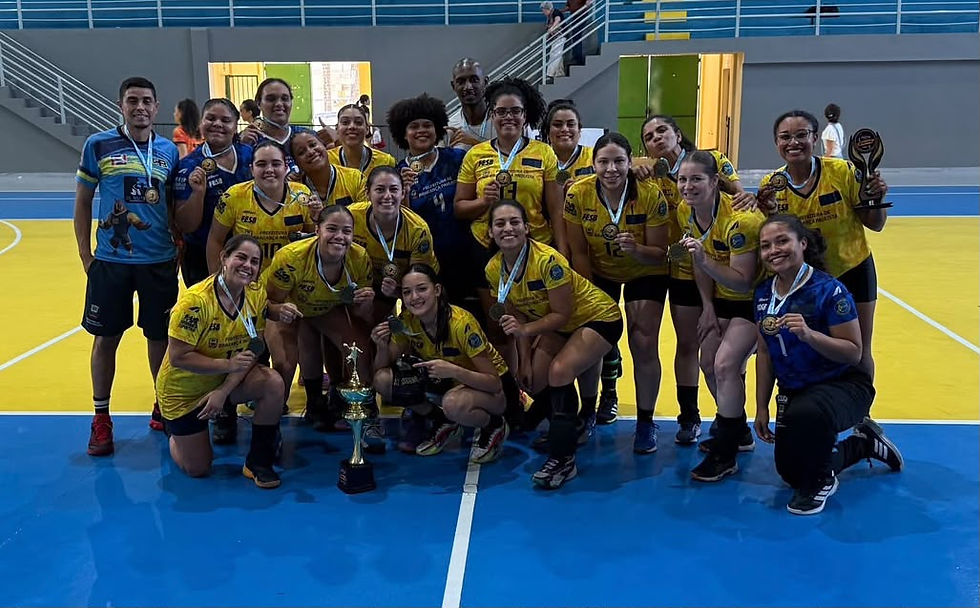 Equipe feminina de handebol de Bragança conquista bicampeonato em Santa Rita do Sapucaí