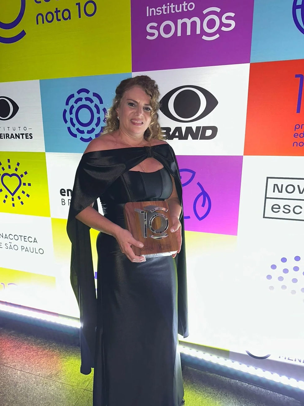 Professora de Bragança Paulista é premiada com o projeto “Meu Futuro na Sociedade”