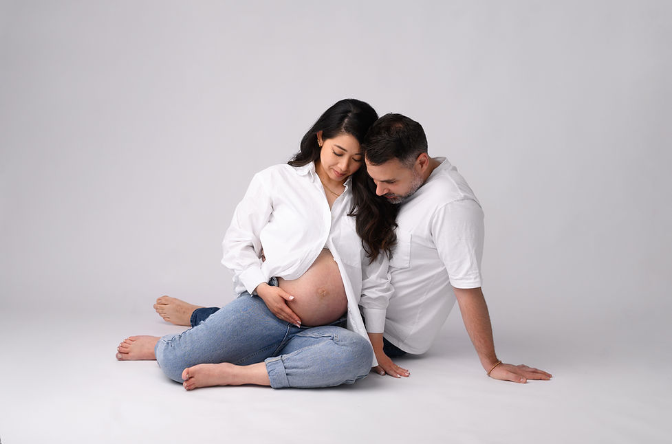 couple photographie grossesse