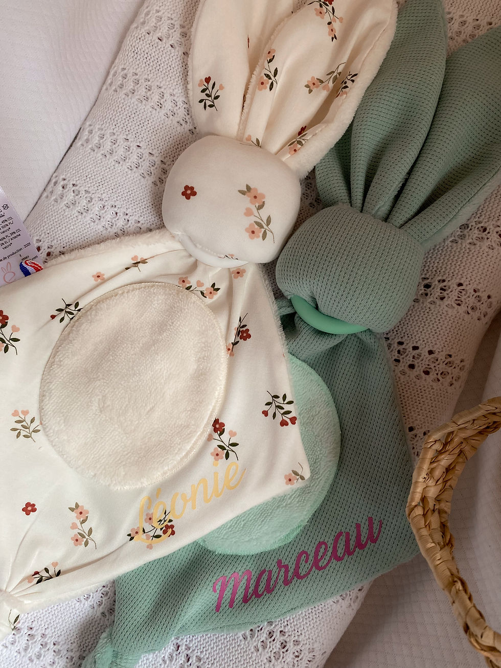 Miniature : doudou personnalisé prénom bébé