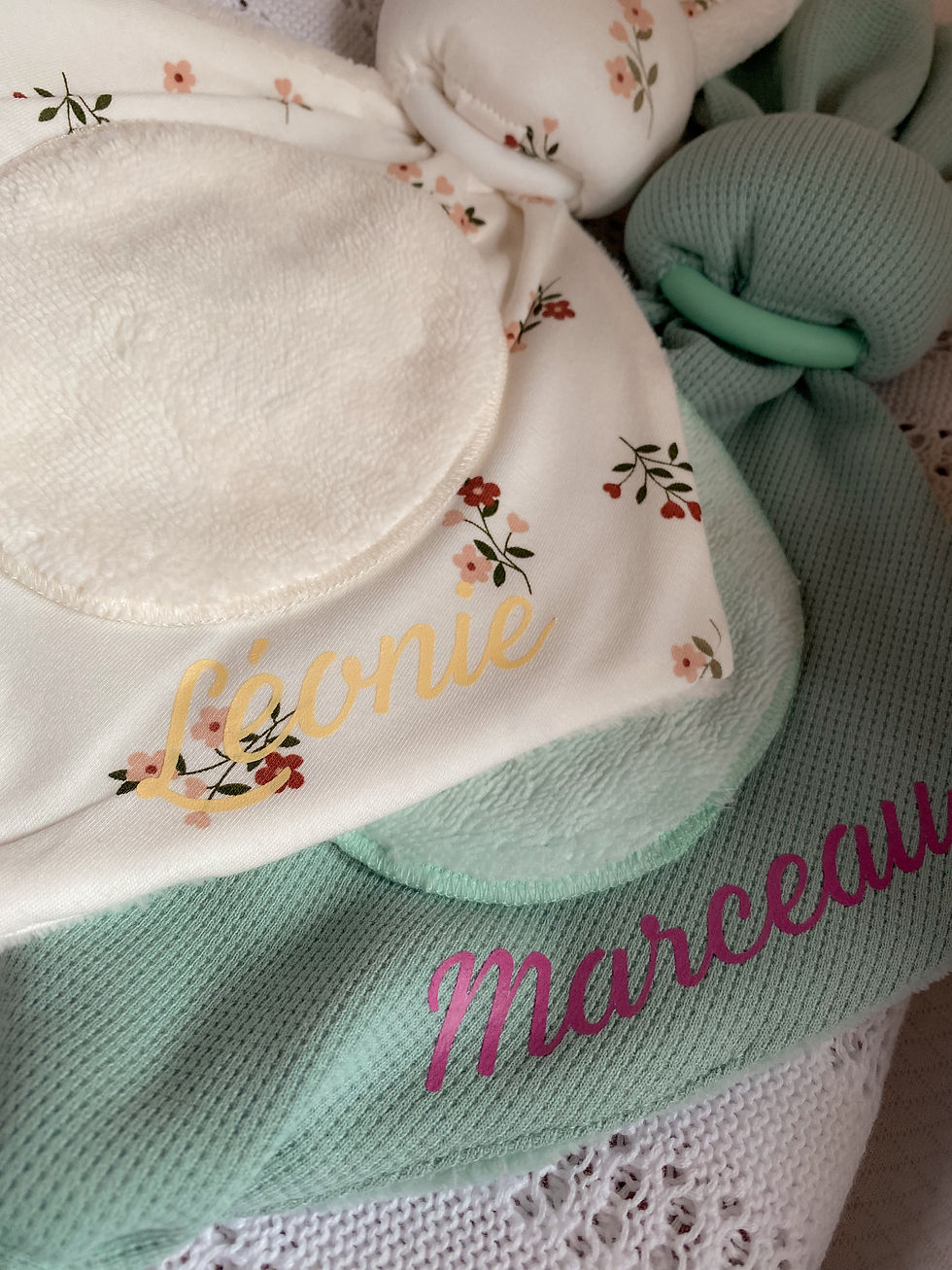 Miniature : doudou personnalisé prénom bébé
