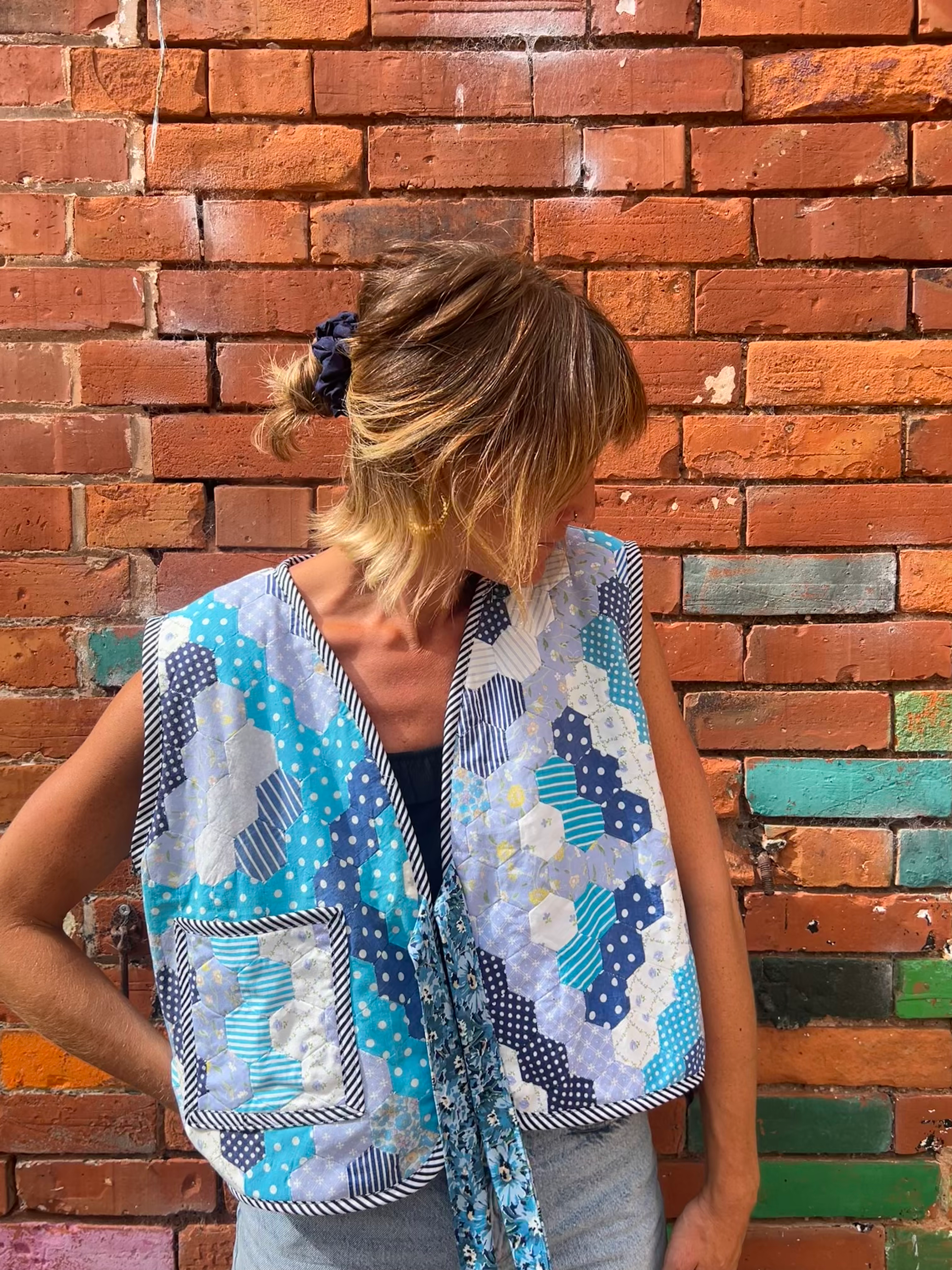 The Blue Stripe Patch - Size L/XL