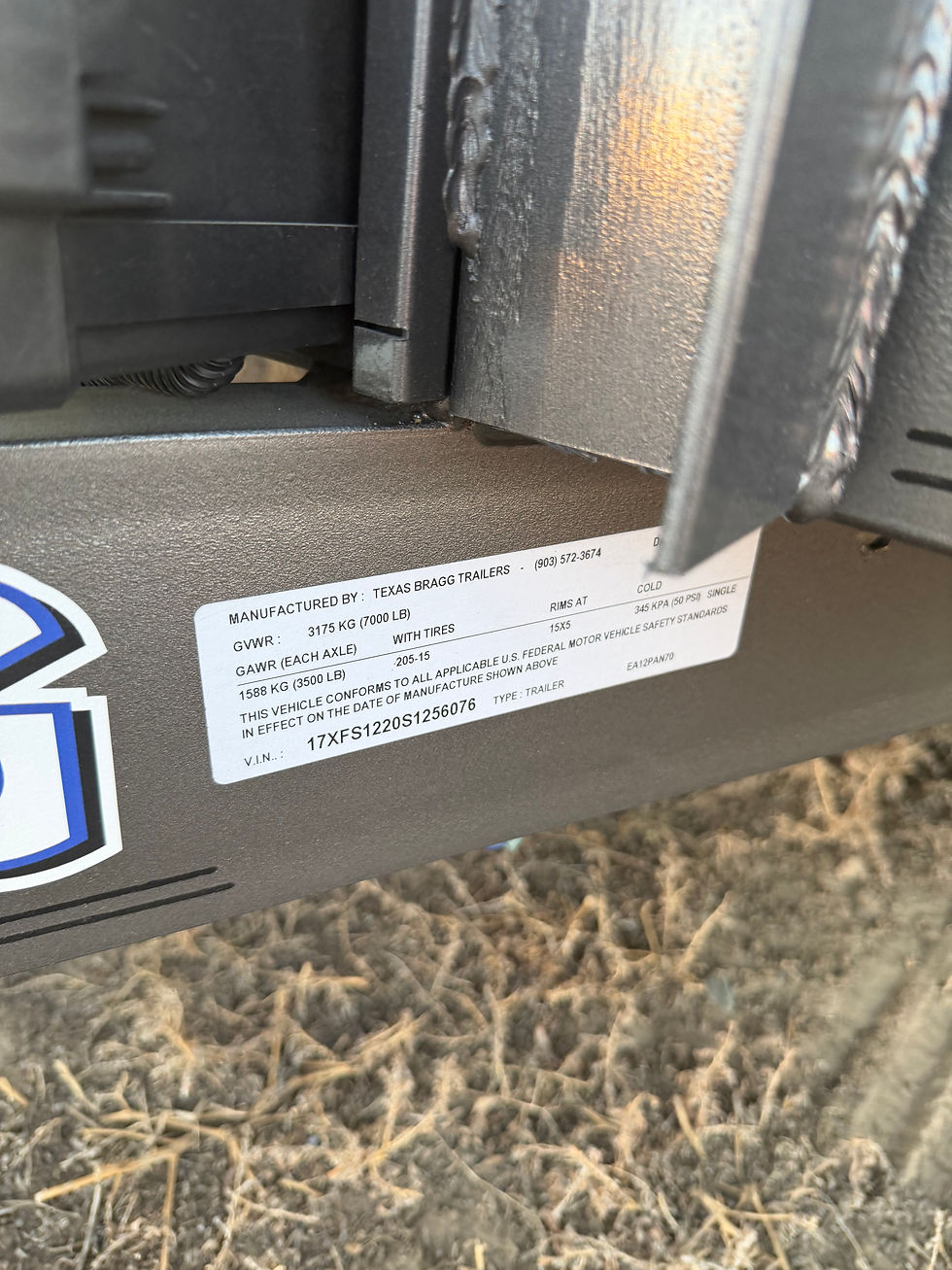 Thumbnail: Tandem axle electric brake setup on Texas Bragg panel wagon