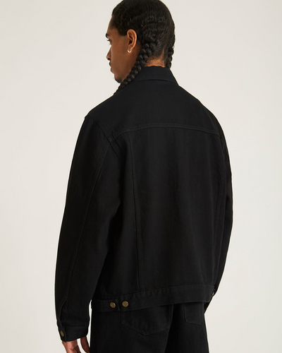 Saturdays NYC Denim Jacket | black | Evolve Clothing Gallery