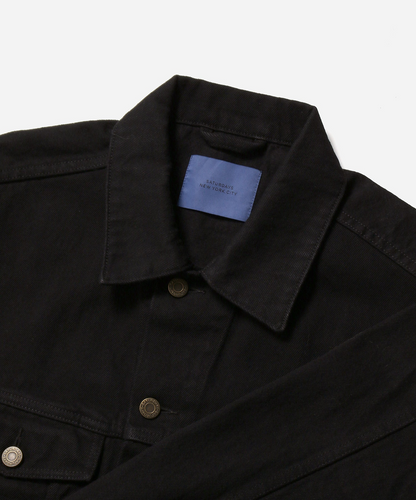Saturdays NYC Denim Jacket | black | Evolve Clothing Gallery