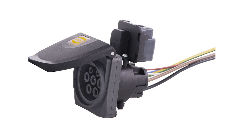 08968020001A0 - EV Charging Socket Outlet, Type 2, 22kW, 32A, HARTING