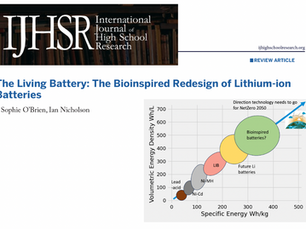 IJHSR Article: The Living Battery: The Bioinspired Redesign of Lithium-ionBatteries