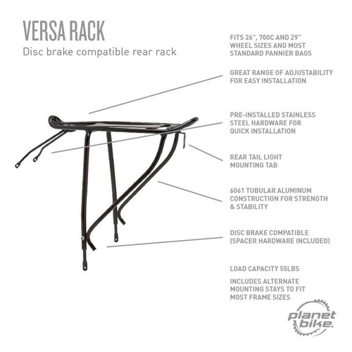 Versa Rack Disc Planet Bike Versa Rack Disc | Johnny Nerd Out
