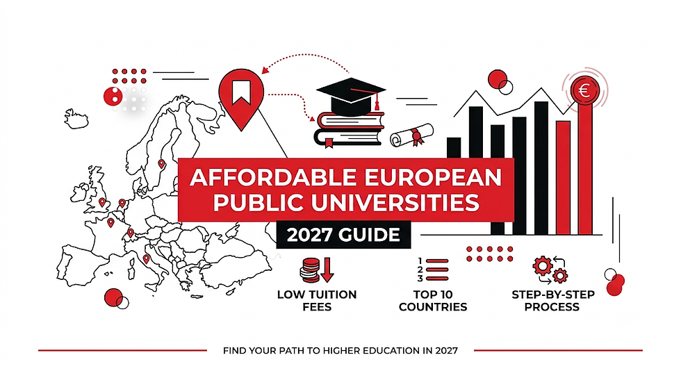 most affordable public universities in Europe with low tuition fees (2027)