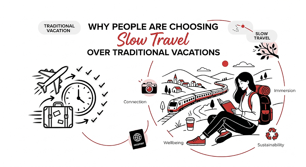 The Art of Unhurried Exploration: Why People Are Choosing Slow Travel Over Traditional Vacations