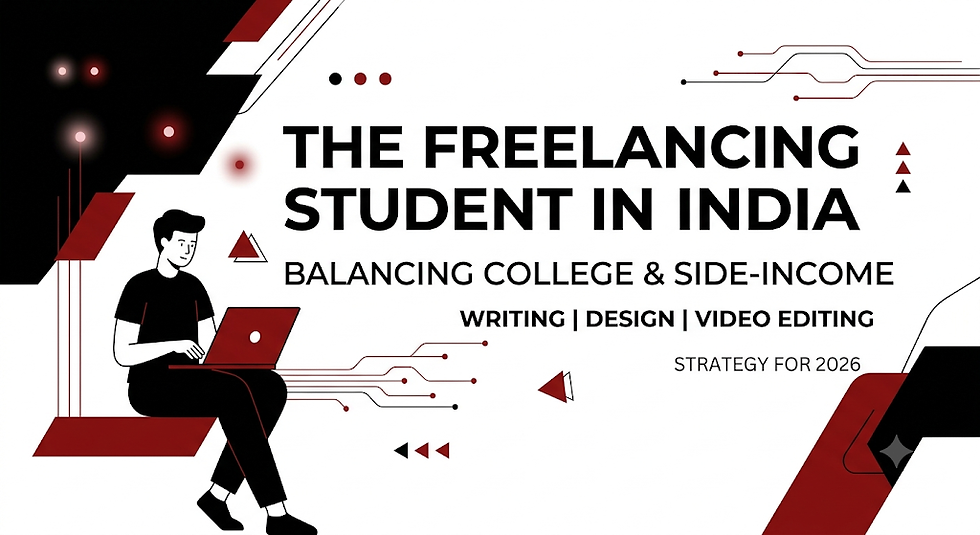 freelancing student in India