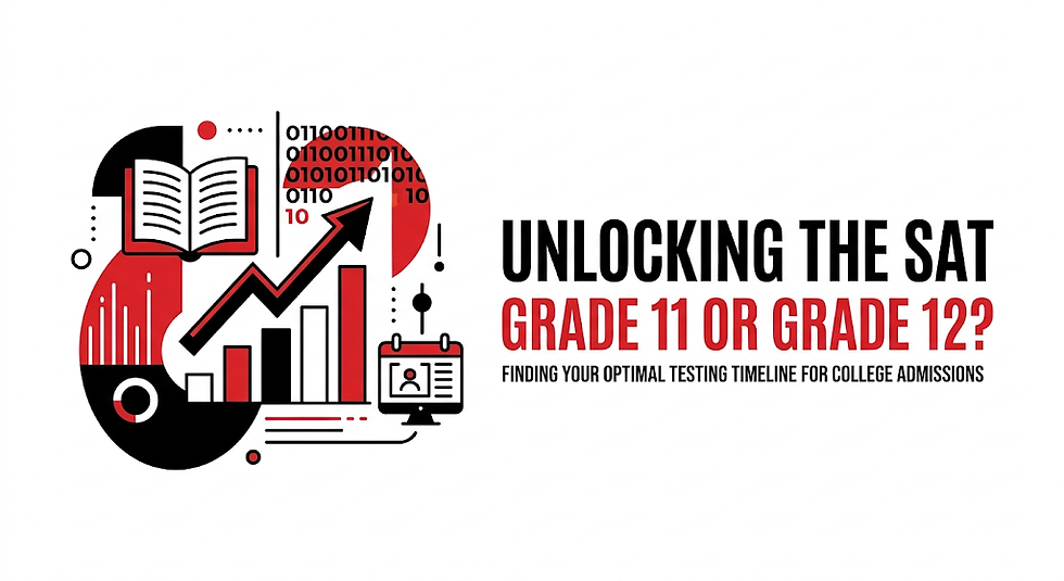 Should you take the SAT in Grade 11 or Grade 12