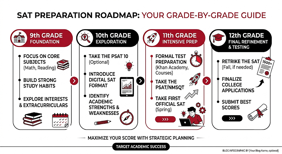 when should you start preparing for the sat