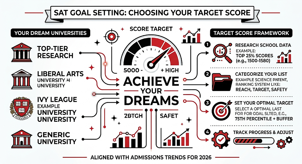 choose SAT target score