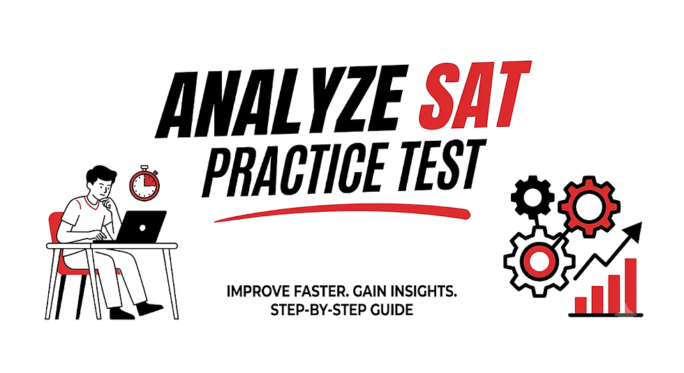 Analyze SAT practice test