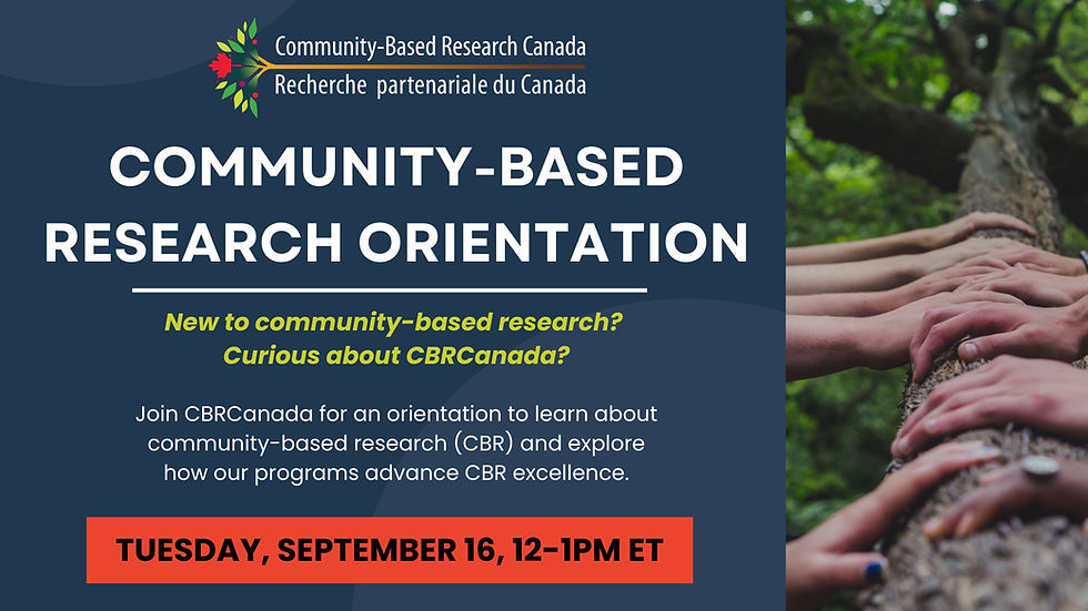 Community-Based Research Orientation