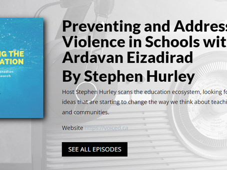 Podcast: Preventing and addressing violence in schools with Dr. Ardavan Eizadirad.