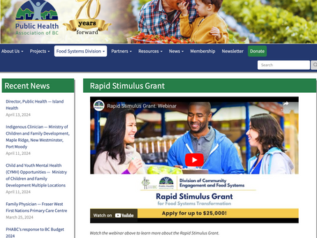 The Rapid Stimulus Grant for Food Systems Transformation