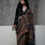 Thumbnail: Brown Ajrakh Chanderi Silk Saree