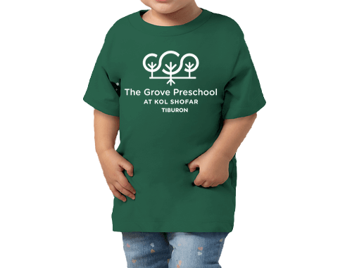The Grove Green T-shirt Child | Grove Preschool