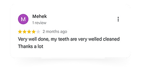 Teeth Cleaning review 4 - Dental sanctuary