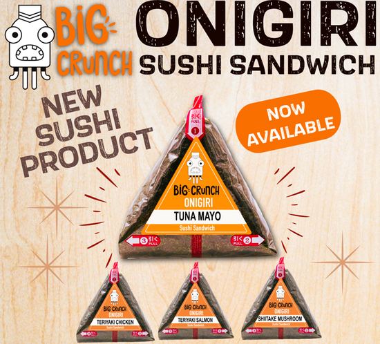 New Product Launch: Onigiri Sushi Sandwiches!