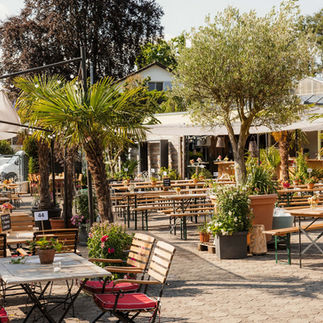 Gartenwirtschaft für Event