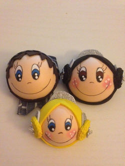 broches adulto - infantil falleros