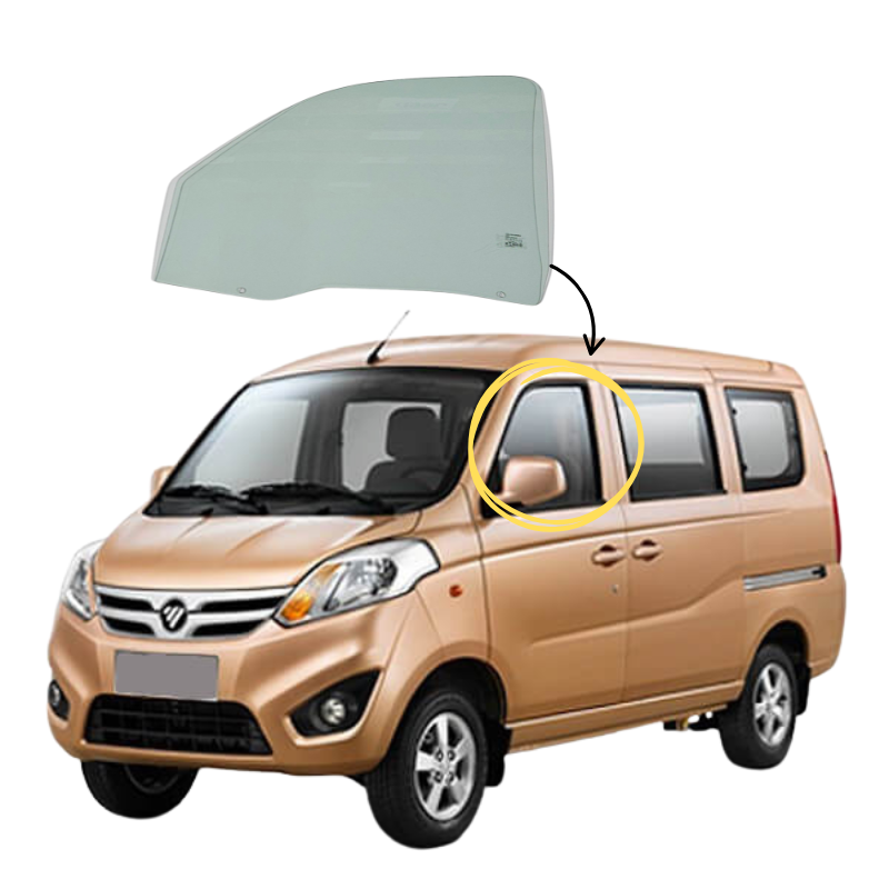 Foton Midi V5 (furgon) / Jiatu (5 puertas) 2015-2025 Vidrio Puerta Delantera
