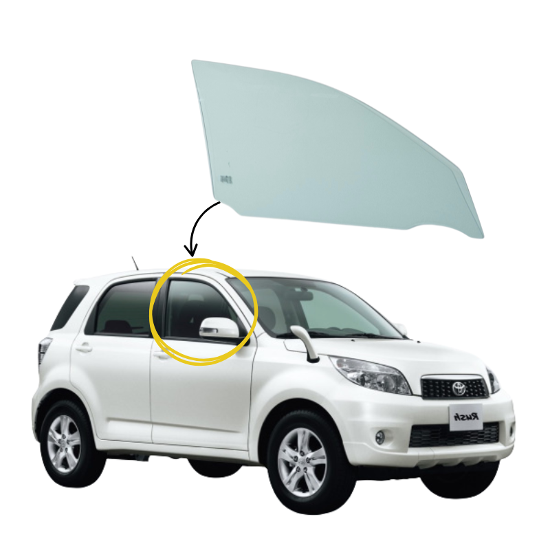 Toyota Rush 2006-2018 Vidrio Puerta Delantera