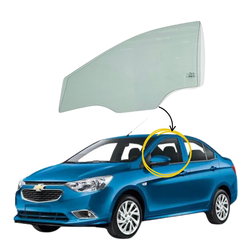 Chevrolet New Sail 2015-2025 Vidrio Puerta Delantera