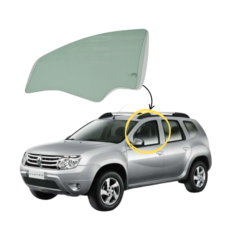 Renault Duster 2009-2019 Vidrio Puerta Delantera