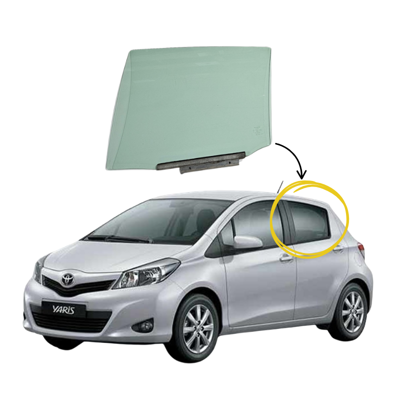Toyota  New Yaris Sport HB 2011-2018 Vidrio Puerta Trasera