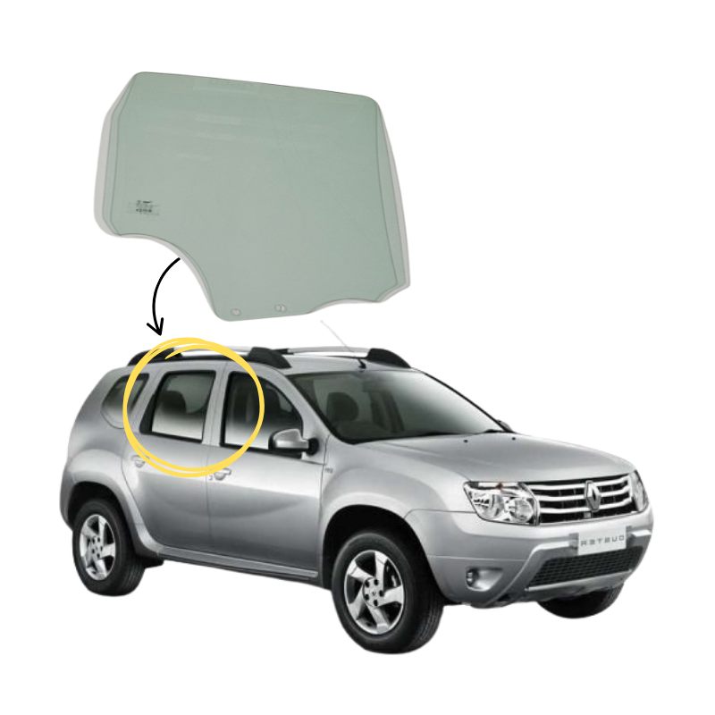 Renault Duster 2009-2019 Vidrio Puerta Trasera